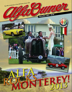 Alfa Road Trip Story Published in the Alfa Owner Magazine 